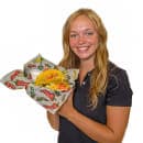 Handy Wacks Mexican Pepper Deli Paper - 12" x 12", Dry Wax, Multi-Colored (FDP12MP) thumbnail 2