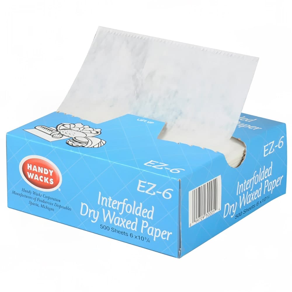Handy Wacks Deli Paper - 6" x 10 3/4", White (EZ-6N)