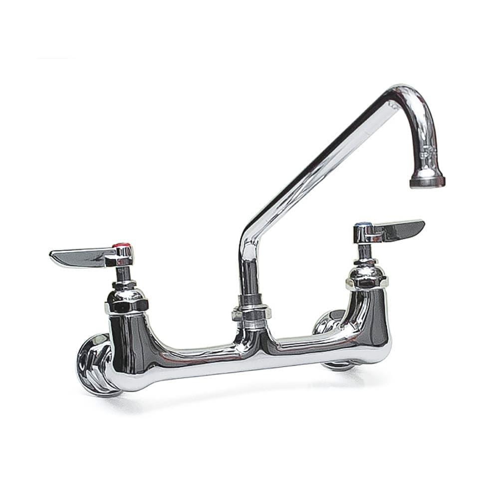 Eagle Group 313293 Extra Heavy Duty T&S Splash-Mount Faucet - 12" Swing Spout