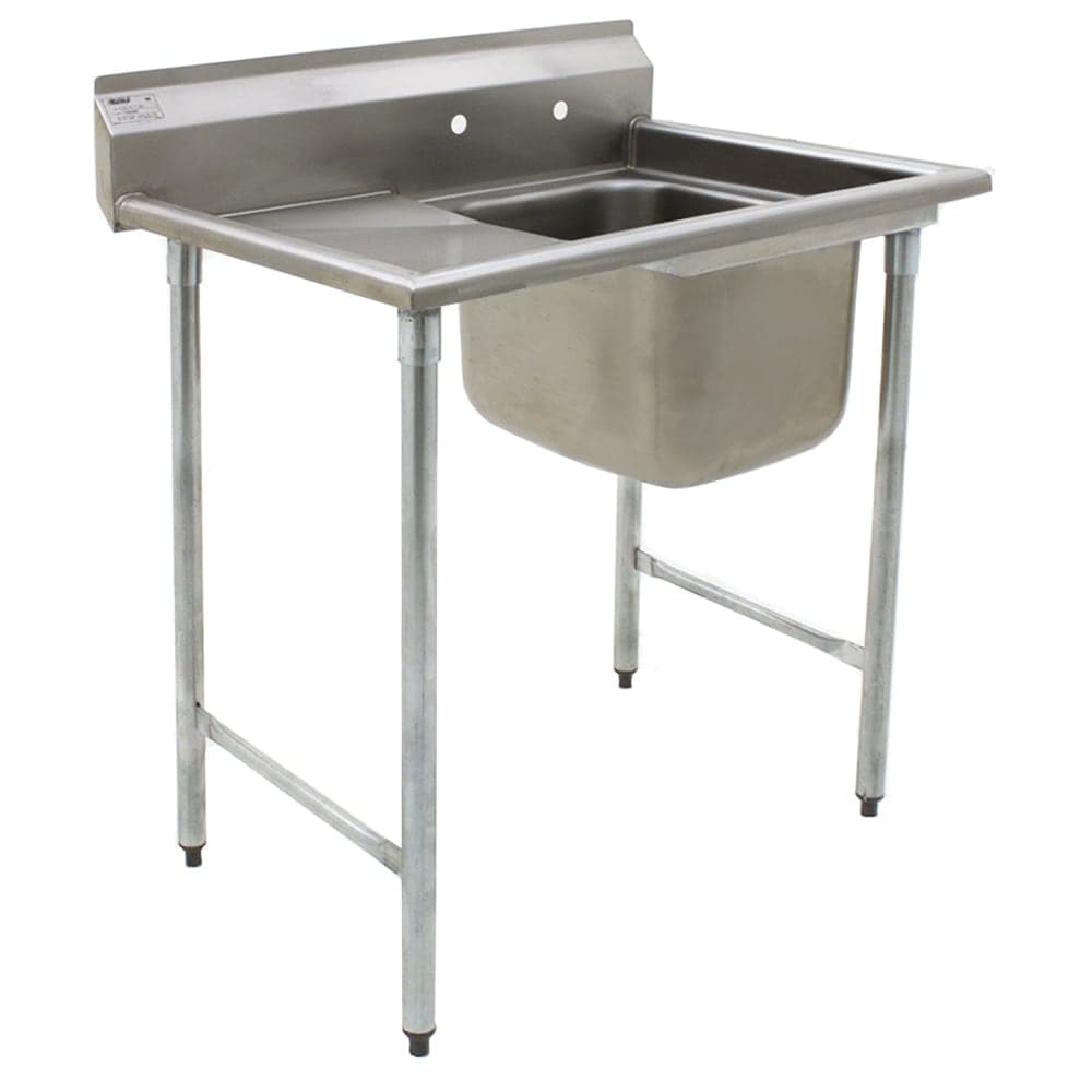Eagle Group 314-16-1-18L 38 7/8" 1 Compartment Sink w/ 16"L x 20"W Bowl, 13 1/2" Deep