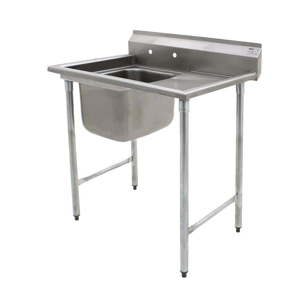 Eagle Group 414-16-1-24R 44 7/8" 1 Compartment Sink w/ 16"L x 20"W Bowl, 13 1/2" Deep