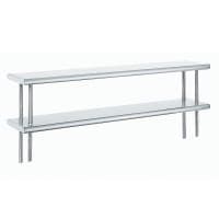 Eagle Group 421504 Table Mount Overshelf for 4-Well Unit, 15" x 63 1/2" thumbnail 2