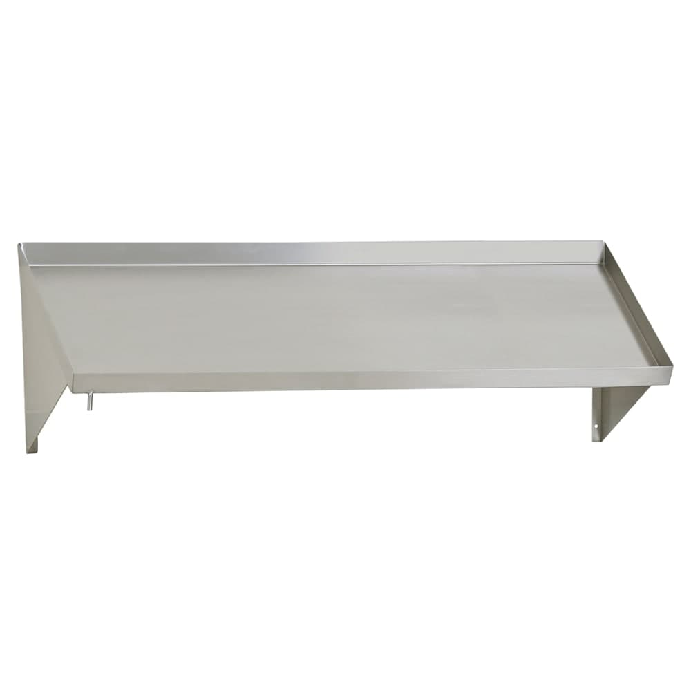 Eagle Group 605382 Solid Wall Mounted Rack Shelf, 63"W x 21"D, Stainless