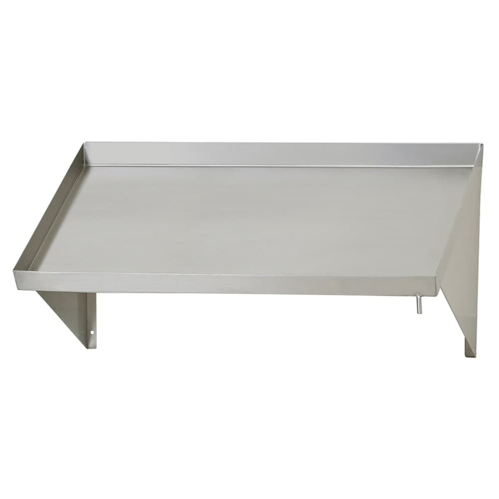 Eagle Group 606642 Solid Wall Mounted Rack Shelf, 42"W x 21"D, Stainless