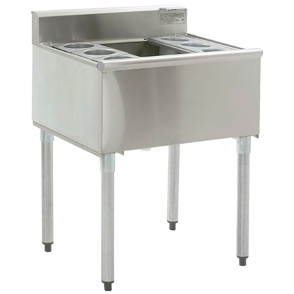 Eagle Group B2CT-18 24" 1800 Series Cocktail Station w/ 63 lb Ice Bin, Stainless Steel