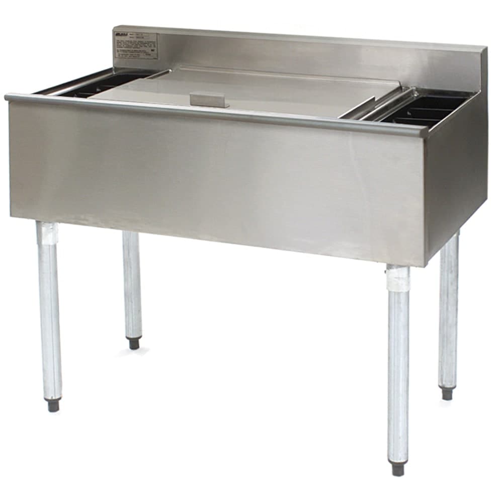 Eagle Group B3CT-18-7 36" 1800 Series Cocktail Station w/ 63 lb Ice Bin, Stainless Steel