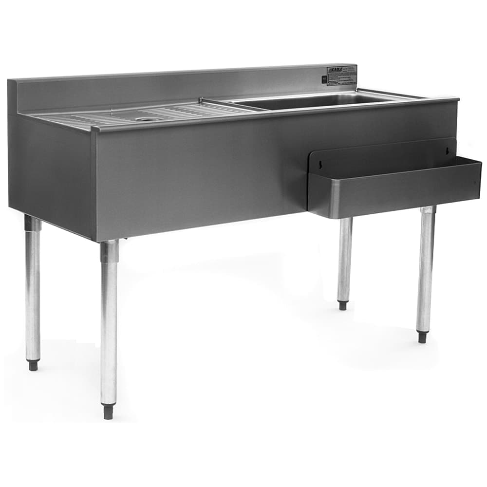 Eagle Group CWS4-18R 48" 1800 Series Cocktail Station w/ 75 lb Ice Bin, Stainless Steel