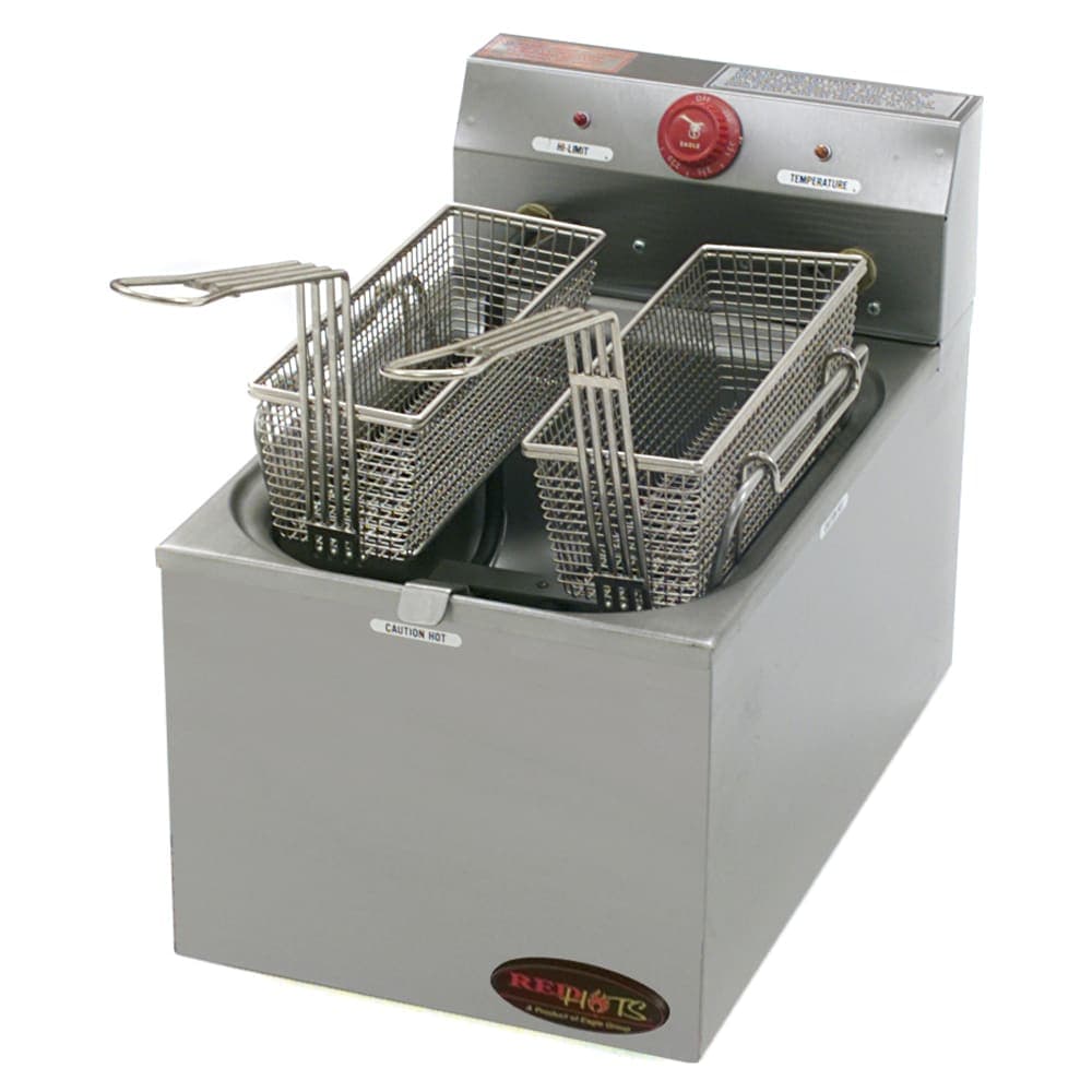 Eagle Group EF10-120 Countertop Electric Fryer - (1) 15 lb Vat, 120v