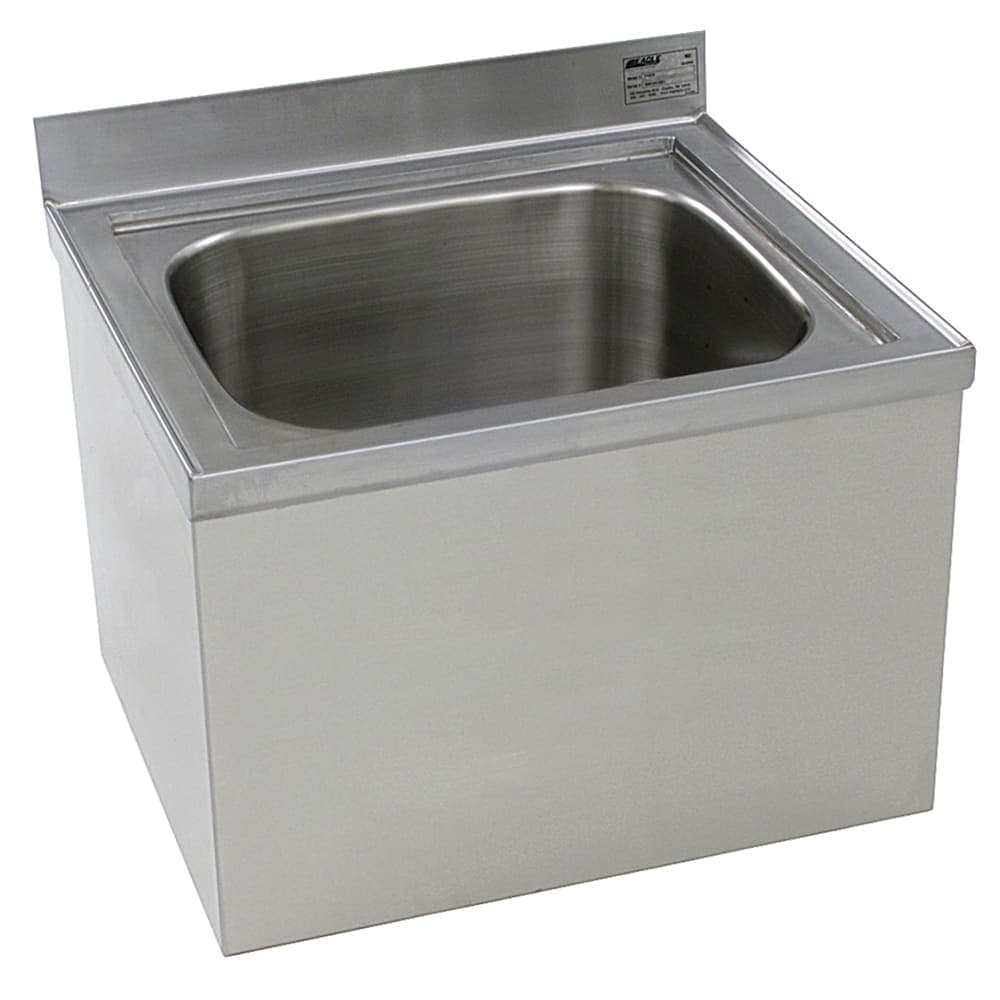 Eagle Group F1916-12 Floor Mount Mop Sink w/ 12"D Bowl