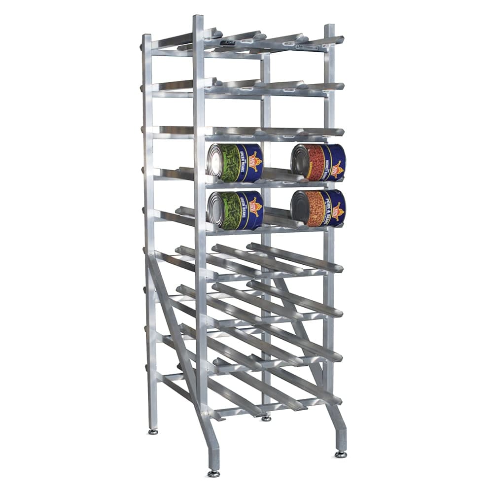 Eagle Group FCR-10-9A 71"H Stationary Can Rack w/ (162) #10 or (216) #5 Capacity, Adjustable Feet