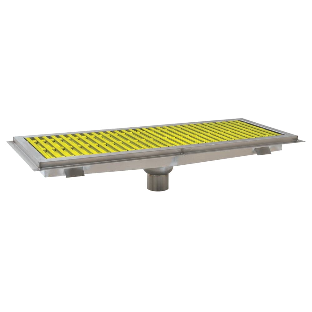 Eagle Group FT-2436-FG Floor Trough - Removable Basket, Fiberglass Grating, 36" x 24" x 4"