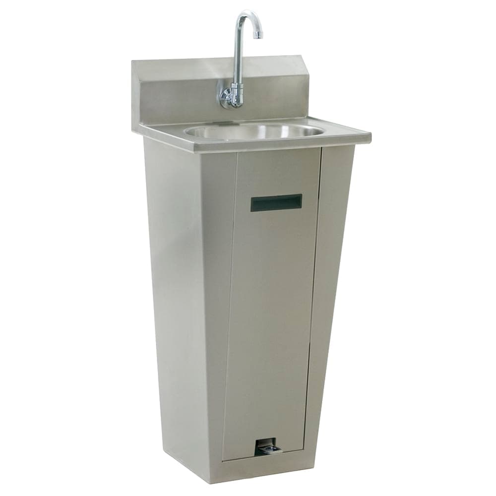 Eagle Group HSA-10-FA-1P Commercial Touchless Hand Sink w/ 13 1/2"L x 9 3/4"W x 6 3/4"D Bowl, Gooseneck Faucet