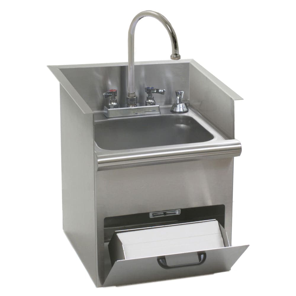 Eagle Group HWB-T (1) Compartment Drop-in Sink - 9 1/4" x 11 1/2", Drain Included