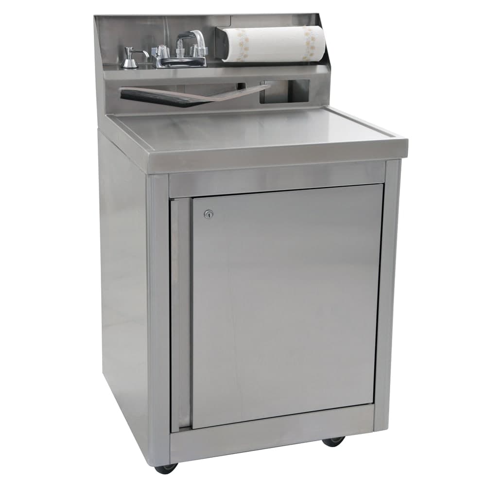 Eagle Group PHS-A-C 44 3/16"H Portable Sink w/ 5"D Bowl, Cold Water