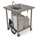 Eagle Group PHSE-S-H 34 7/8"H Portable Sink w/ 6"D Bowl, Hot Water thumbnail 2