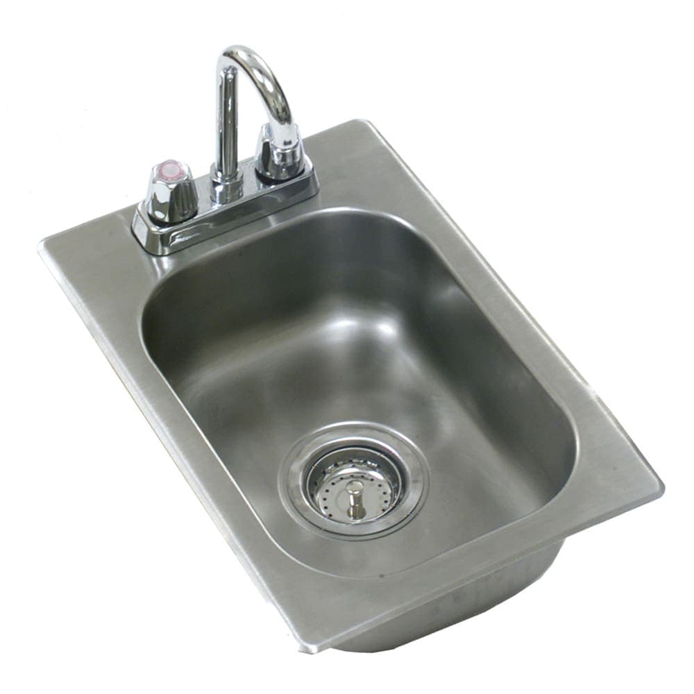 Eagle Group SR10-14-5-1 (1) Compartment Drop-in Sink - 10" x 14", Drain Included