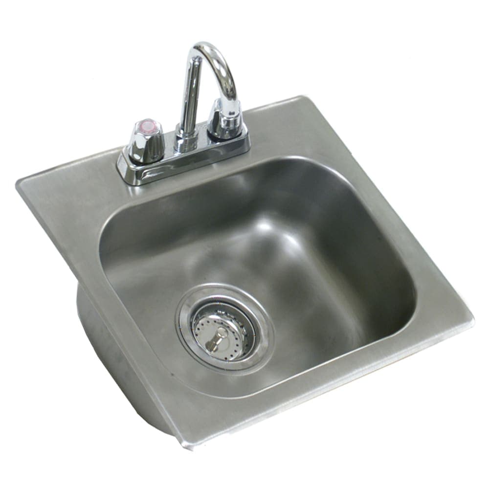 Eagle Group SR14-10-5-1 (1) Compartment Drop-in Sink - 14" x 10", Drain Included
