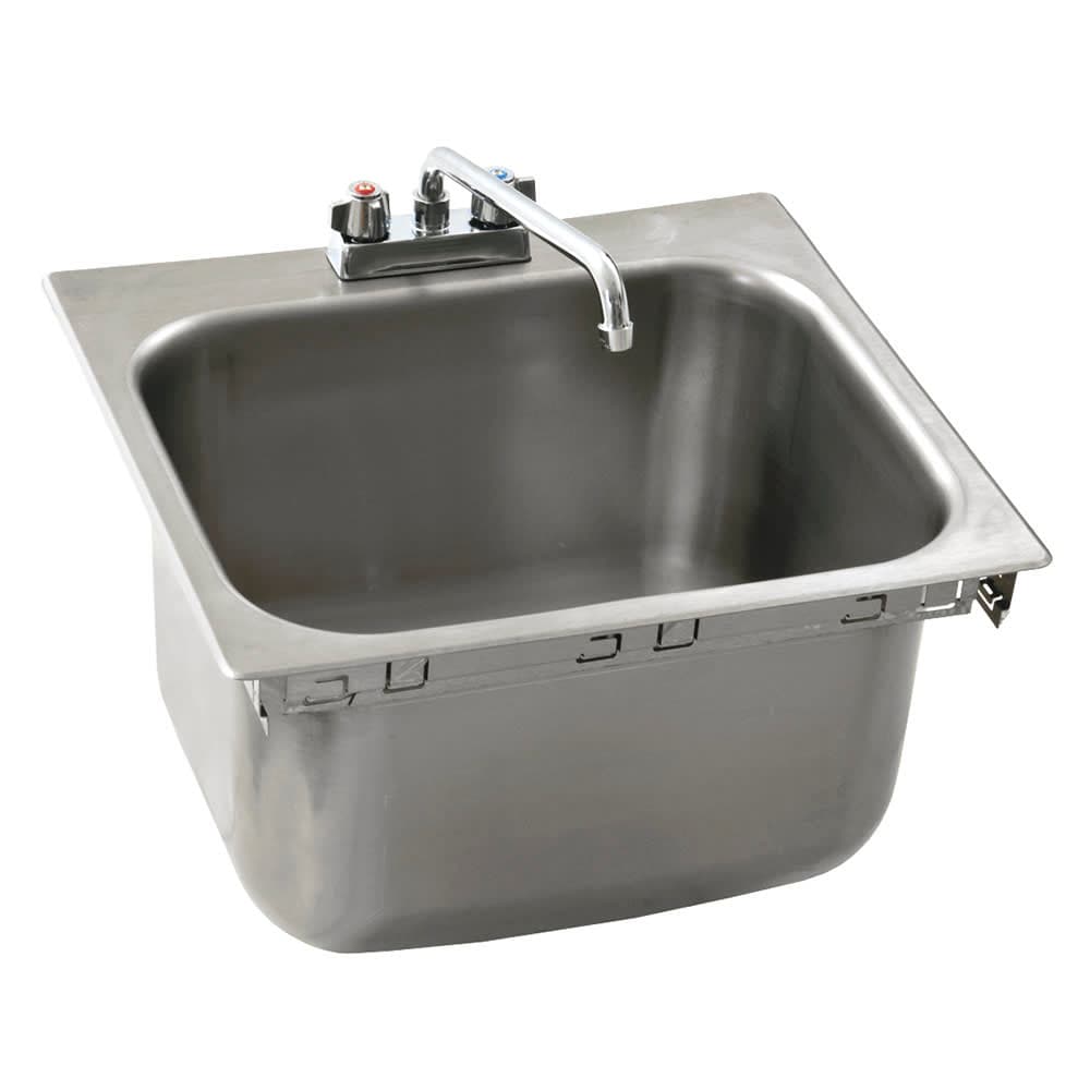 Eagle Group SR19-16-13.5-1 (1) Compartment Drop-in Sink - 20" x 16", Drain Included