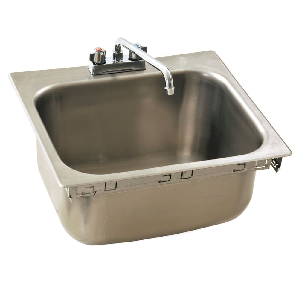 Eagle Group SR19-16-8-1 (1) Compartment Drop-in Sink - 20" x 16", Drain Included