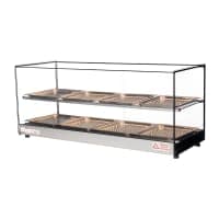 Skyfood FWD2-43-8P 43" Full Service Countertop Heated Display Case  - (2) Shelves, 120v thumbnail 3