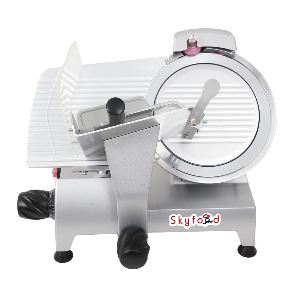 Skyfood GL200F Manual Meat Slicer w/ 8" Blade, Belt Driven, Aluminum, 1/4 hp