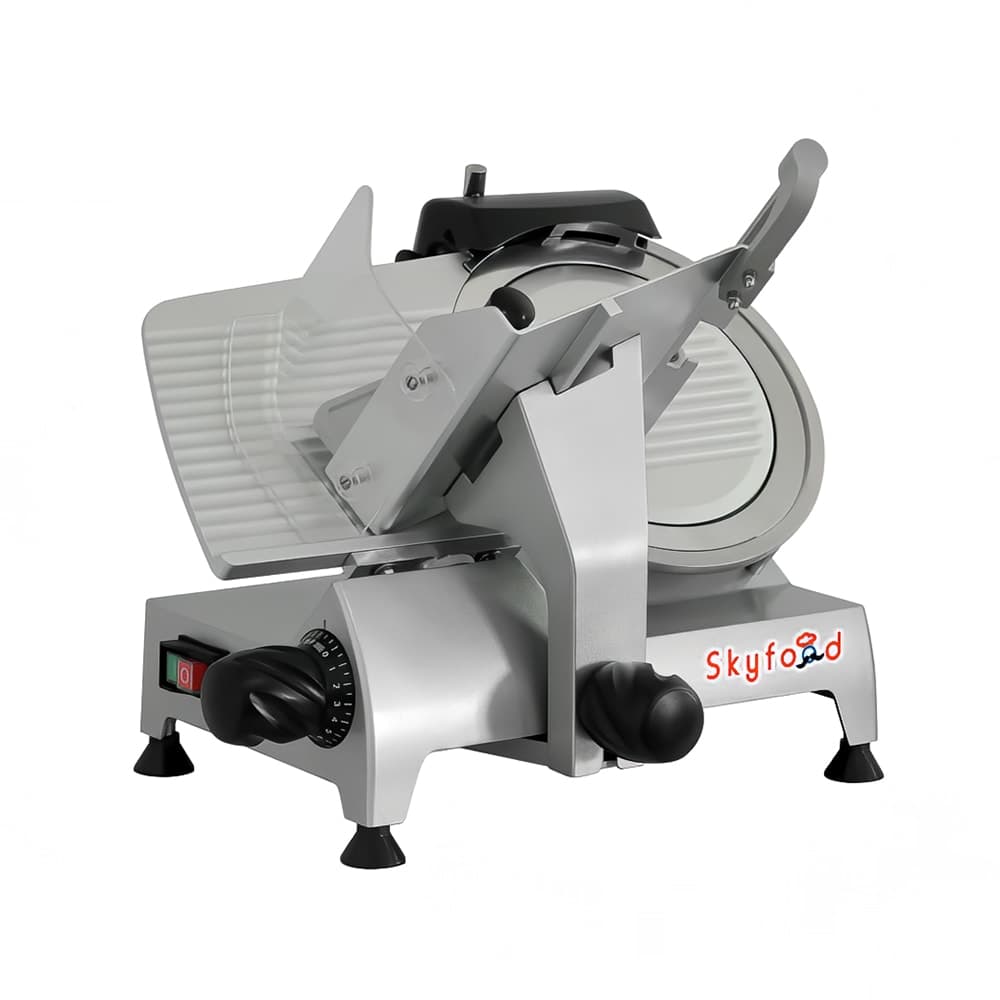 Skyfood GL300F Manual Meat Slicer w/ 12" Blade, Belt Driven, Aluminum, 1/3 hp