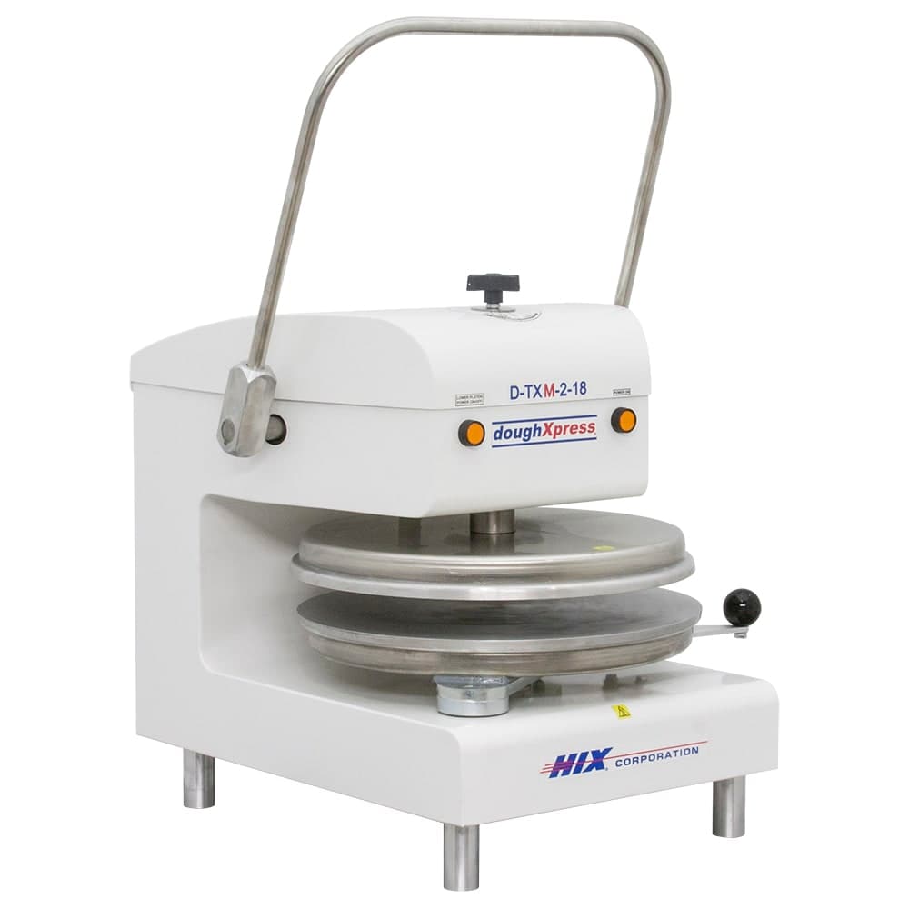 DoughXpress D-TXM-2-18-W Manual Tortilla Pizza Dough Press w/ Pull Down Handle, 220 V