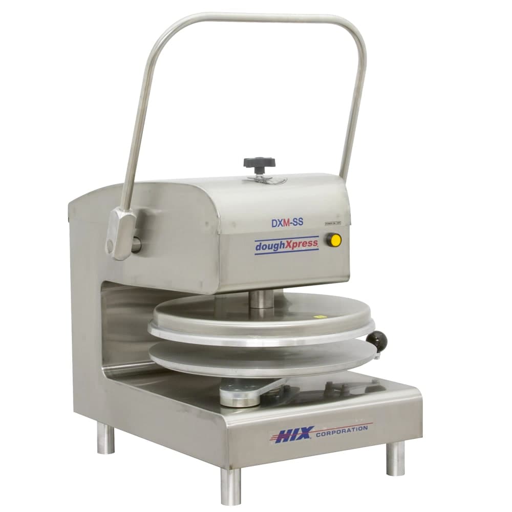 DoughXpress DXM-SS-120 Manual Pizza Dough Press w/ Digital Temp Controls, 120v