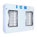 Polar Temp 1000CWGP 94" Indoor Ice Merchandiser w/ (121) 20 lb Bag Capacity - Glass Doors, White, 115v thumbnail 2