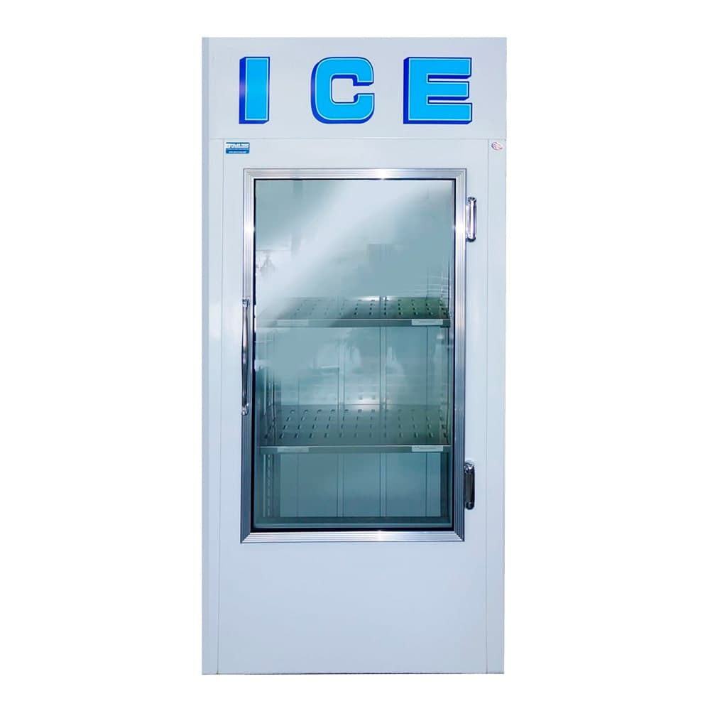 Polar Temp 300ADGP 36" Indoor Ice Merchandiser w/ (35) 20 lb Bag Capacity - Glass Door, 115v
