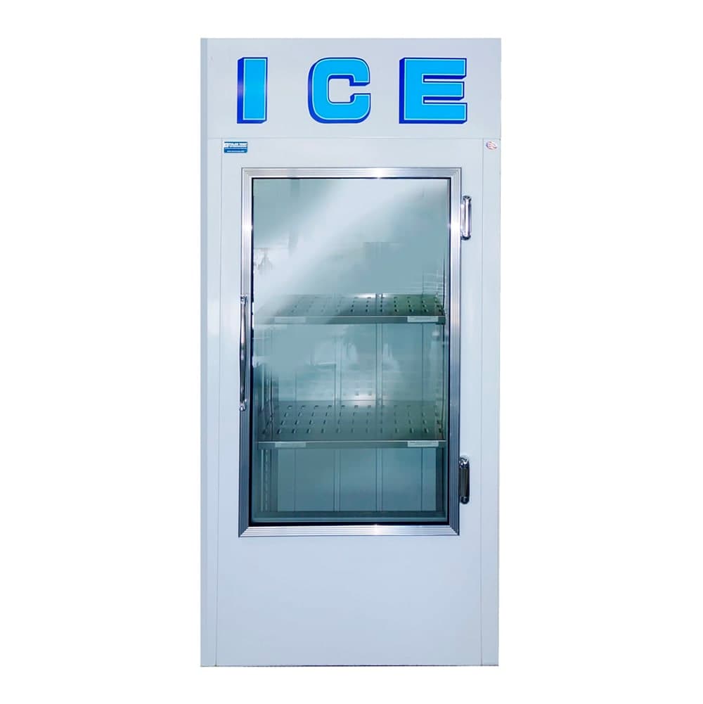 Polar Temp 300CWGP 36" Indoor Ice Merchandiser w/ (35) 20 lb Bag Capacity - Glass Door, 115v