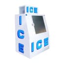 Polar Temp 380CWP 48" Outdoor Slanted Ice Merchandiser w/ (48) 20 lb Bag Capacity - Solid Door, White, 115v thumbnail 2