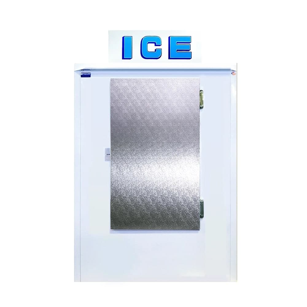 Polar Temp 420ADP 48" Outdoor Ice Merchandiser w/ (41) 20 lb Bag Capacity - Solid Door, White, 115v