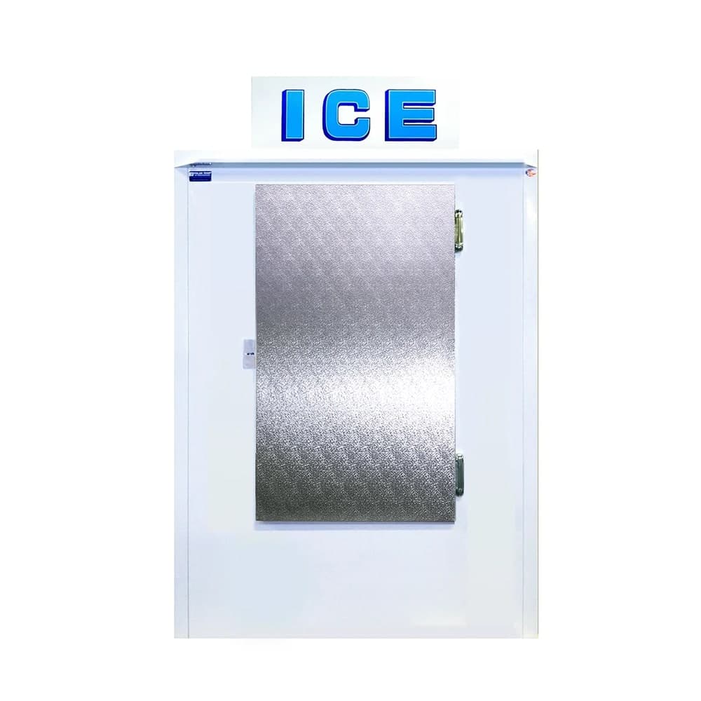 Polar Temp 420ADXP 44" Outdoor Ice Merchandiser w/ (46) 20 lb Bag Capacity - Solid Door, White, 115v