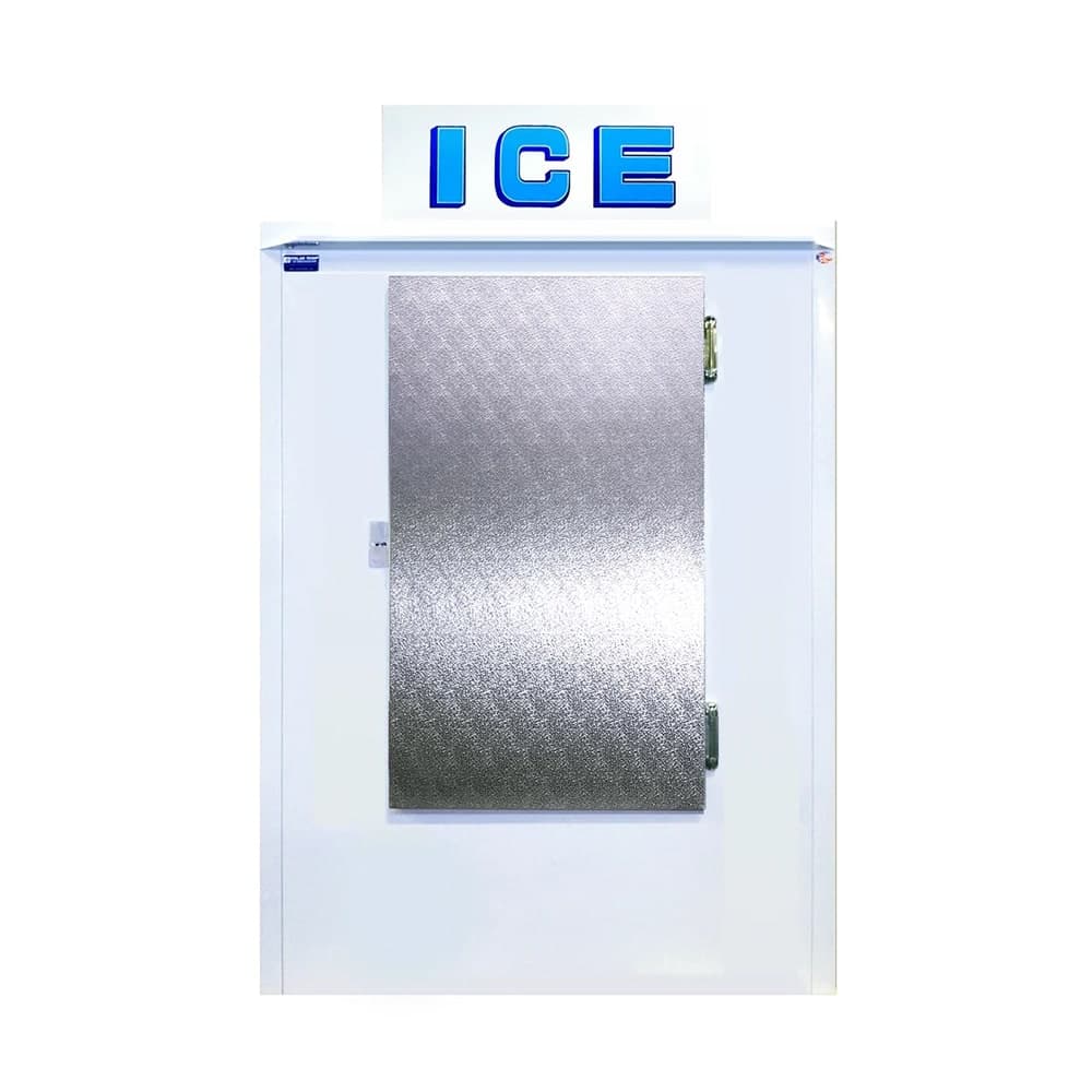 Polar Temp 420CWP 48" Outdoor Ice Merchandiser w/ (50) 20 lb Bag Capacity - Solid Door, White, 115v