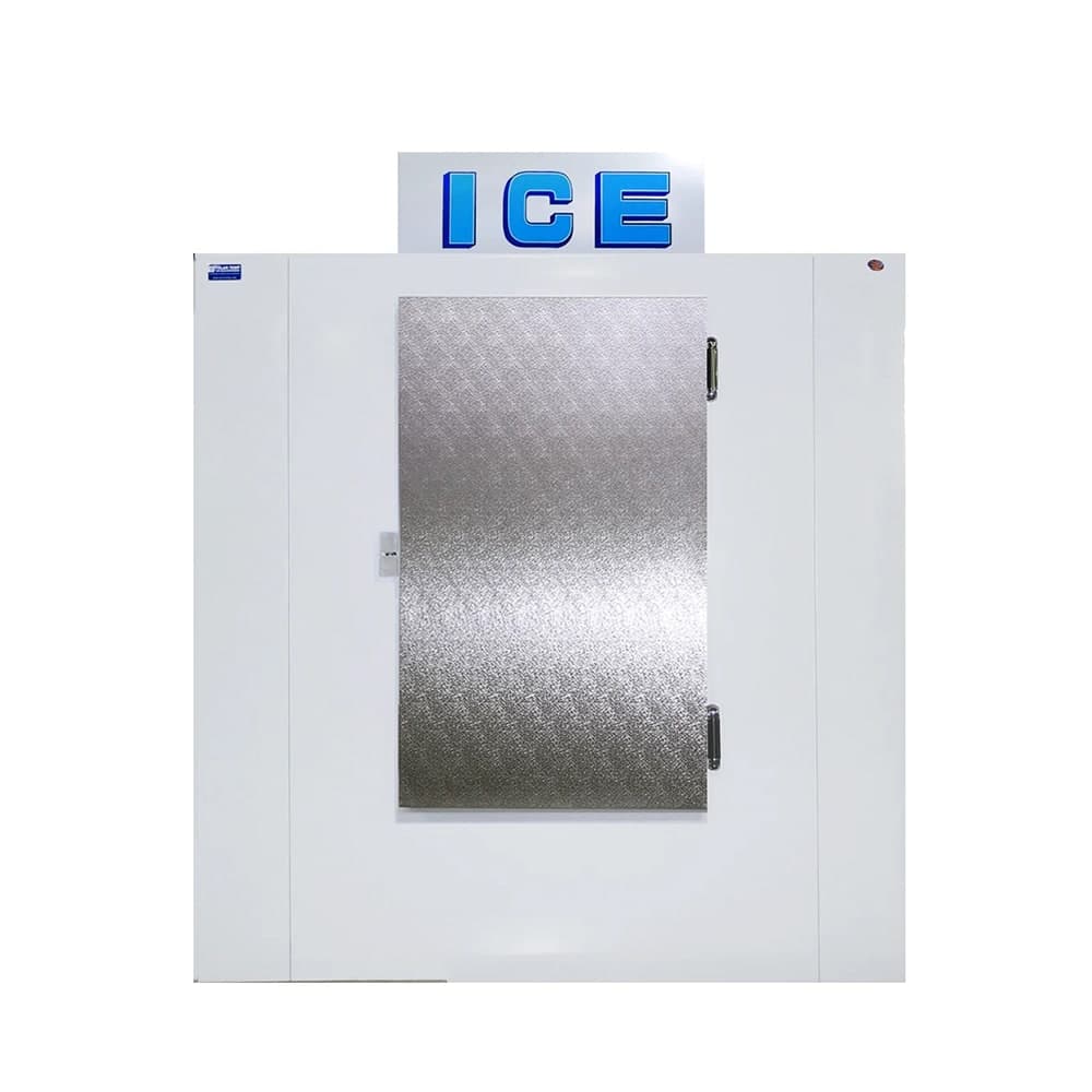 Polar Temp 630CWP 62" Outdoor Ice Merchandiser w/ (78) 20 lb Bag Capacity - Solid Door, White, 115v