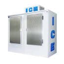 Polar Temp 850ADP 84" Outdoor Ice Merchandiser w/ (87) 20 lb Bag Capacity - Solid Doors, White, 115v thumbnail 3