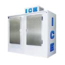 Polar Temp 850CWP 84" Outdoor Ice Merchandiser w/ (108) 20 lb Bag Capacity - Solid Doors, White, 115v thumbnail 3