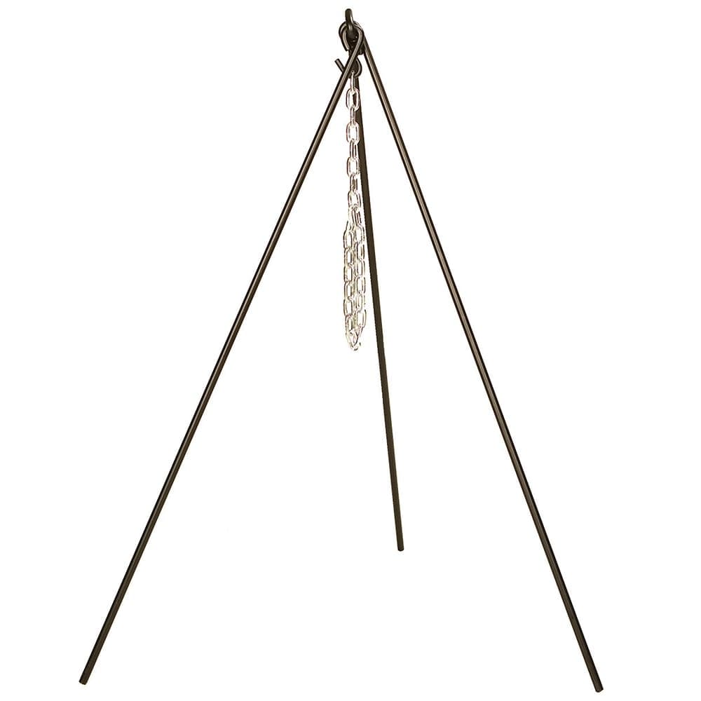 Lodge Tripod w/ 24" Chain &  1/2" Bar Stock, 43 1/2" Legs (3TP2)