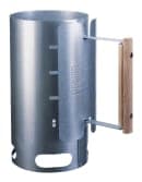 Lodge 6 1/2" Round Camp Charcoal Chimney Starter w/ Wooden Handle (A5-1) thumbnail 6