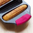 Lodge Silicone Pan Grips - 3 1/8"L x 1 1/4"W, Red (ASBG41) thumbnail 3