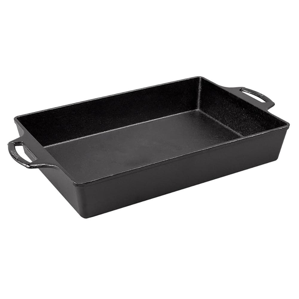 Lodge Rectangular Cast Iron Casserole Pan w/ Handles - 9" x 13" (BW13C)