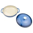 Lodge 3 3/5 qt Cast Iron Casserole w/ Cover, Enamel, Caribbean (EC3CC33) thumbnail 3