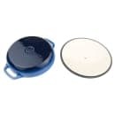 Lodge 3 3/5 qt Cast Iron Casserole w/ Cover, Enamel, Caribbean (EC3CC33) thumbnail 4