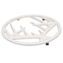 Lodge 8" Round Antler Trivet - Enameled Cast Iron, Biscotti (EC8AT08) thumbnail 2