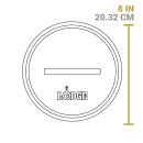 Lodge 8" Round Yellowstone Cast Iron Grill Press, Power Y (L8RFIPYW) thumbnail 8