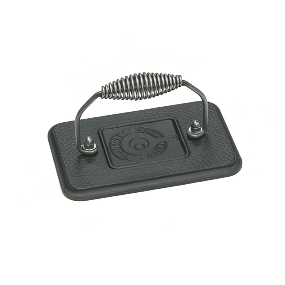 Lodge Rectangular Cast Iron Grill Press w/ Cool Grip Spiral Handle & Hammered Finish (LGP3)