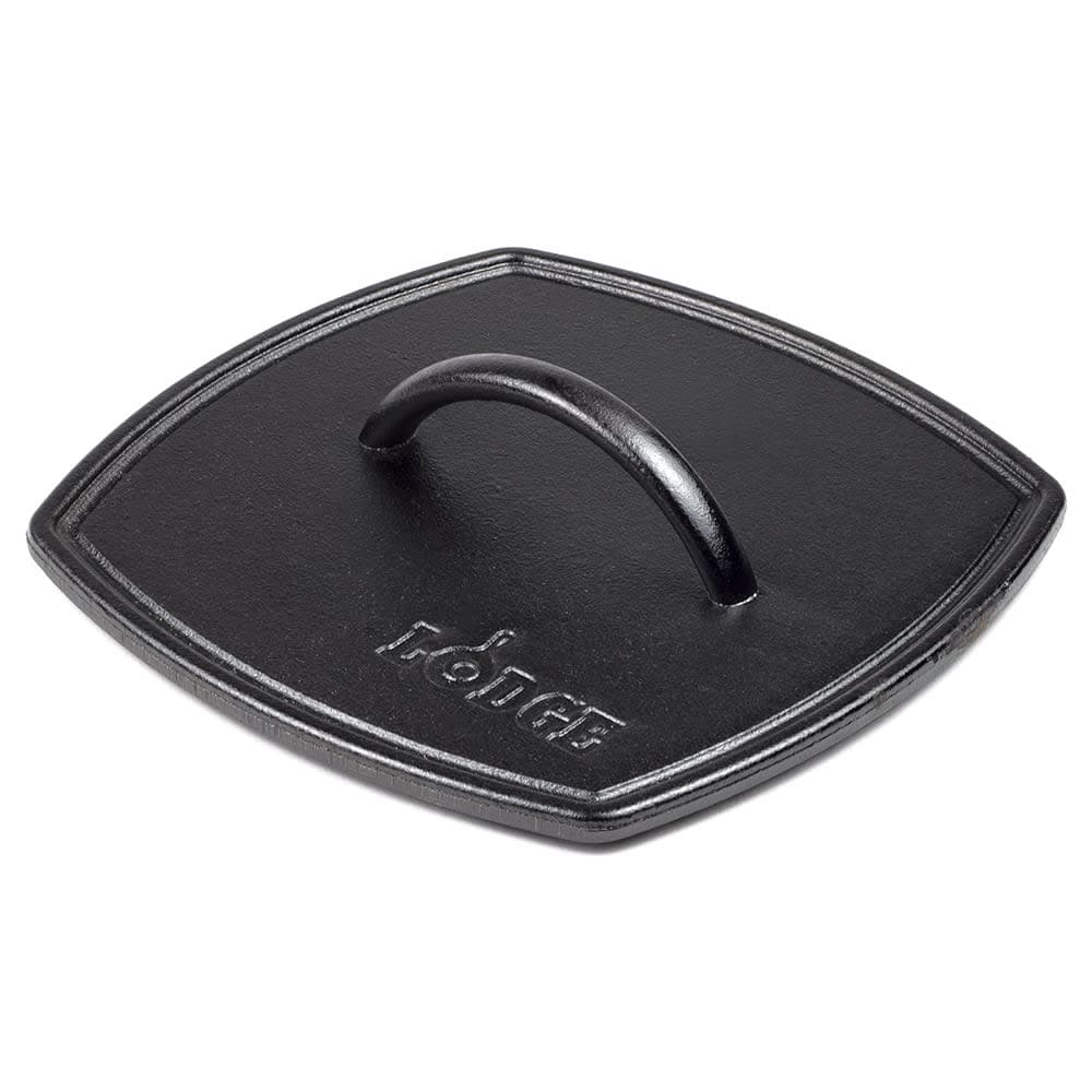 Lodge 8 1/4" Square Cast Iron Panini Press w/ Integral Handle (LPP3)