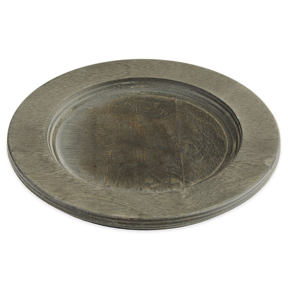 Lodge 8" Round Wood Underliner, Walnut Stain (U3RP)