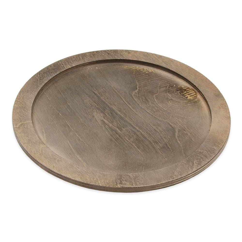 Lodge 11" Round Wood Underliner, Walnut Stain (U7RP)